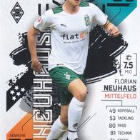 Bor. Mönchengladbach Topps Trading Card 2021 Florian Neuhaus Nr.281