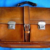 Alte Ledertasche Lehrertasche Schultasche vintage