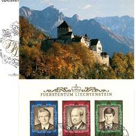 Maximum Karte Liechtenstein Thronfolge Nr. 82 von 1988