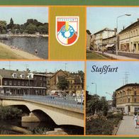 AK Staßfurt Mehrbildkarte in Farbe - unbenutzt