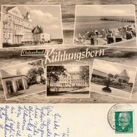 AK Kühlungsborn Ostsee Mehrbildkarte s/ w von 1965