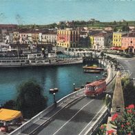 AK Gardasee - Desenzano - Hafen - von 1961 - in Farbe