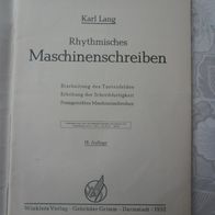 Rhythmisches Maschinenschreiben - Erarbeitung des Tastenfeldes