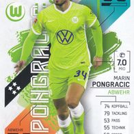 VFL Wolfsburg Topps Trading Card 2021 Marin Pongracic Nr.327