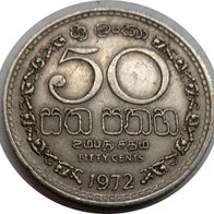 Sri Lanka 50 Cents 1972 ## Kof10