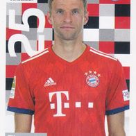Bayern München Topps Sammelbild 2018 Thomas Müller Bildnummer 210
