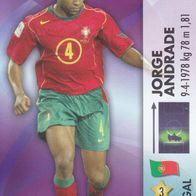 Panini Trading Card zur Fussball WM 2006 Jorge Andrade Nr.50/150 Portugal