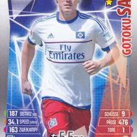 Hamburger SV Topps Trading Card 2015 Gotoku Sakai Nr.112