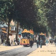 AK Nice Nizza - Avenue de la Gare - mit Straßenbahn - unbenutzt