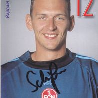 1. FC Nürnberg Autogrammkarte 2002 Raphael Schäfer