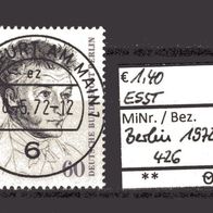 Berlin 1972 150. Todestag von Ernst Theodor Wilhelm Hoffmann MiNr. 426 ESST