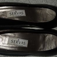 SK SERVAS Damenschuhe Pumps Gr. 6 / 36,5 Lederschuhe schwarz zu1 Fest getragen