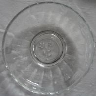 CF Glasteller Puddingteller kleiner Teller älter Blumendekor Ø 14 gut erhalten