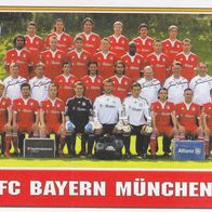 Bayern München Topps Sammelbild 2009 Mannschaftsbild Bildnummer 314