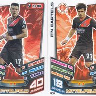 2x FC St. Pauli Topps Match Attax Trading Card 2013