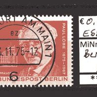 Berlin 1975 100. Geburtstag von Paul Löbe MiNr. 515 Ersttagssonderstempel