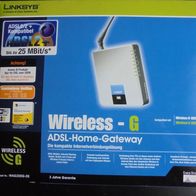 Linksys Wireless - G ADSL-Home Gateway Router WAG200G-DE