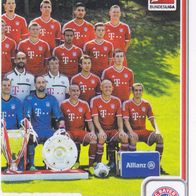 Bayern München Topps Sammelbild 2013 Mannschaftsbild 2 Bildnummer 202
