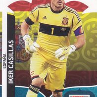 Panini Trading Card Fussball EM 2012 Iker Casillas aus Spanien Nr.58