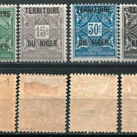 WA0153 Franz. Niger P 1 + 3 + 5-6 ungebraucht * 4,50 M€ (2013)