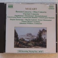 Mozart - Fagottkonzert / Oboenkonzert / Klarinettenkonzert , CD - Naxos 1990