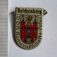 WHW-Spendenabzeichen, Blechabzeichen, "Reichenberg - VDA Kameradschafts-Opfer"