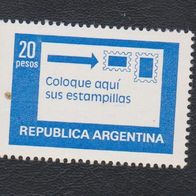 Argentinien Freimarke Michelnr. 1362 * *