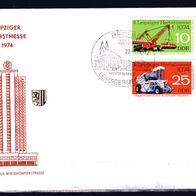 DDR 1974 Leipziger Herbstmesse MiNr. 1973 - 1974 FDC gestempelt -5-