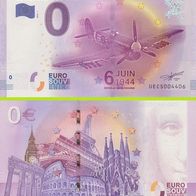 0 Euro Schein Le Memorial de Caen UECS 2016-1 selten Nr 4406