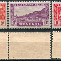 WA0143 Franz. Senegal 122-23 + 130 ungebraucht * 0,90 M€ (2013)