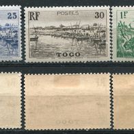 WA0148 Franz. Togo 137-38 + 145 ungebraucht * 1,00 M€ (2013)