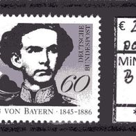 BRD / Bund 1986 100. Todestag von König Ludwig II. von Bayern MiNr. 1281 postfrisch 1