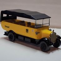 Wiking Roskopf 1:87 Mercedes Ausflugsbus Reichspost gelb aus PMS Set "Kraftpost" 2005