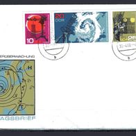 DDR 1968 75 Jahre Meteorologisches Hauptobservatorium W Zd 189 FDC gestempelt