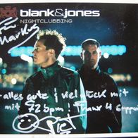 Blank & Jones mit Original-Autogramm von Piet Blank