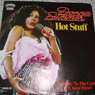 R Single DONNA SUMMER Hot Stuff / Journey to the Center Casablanca Records BF18665