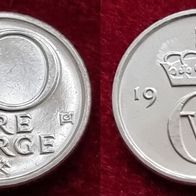 14376(3) 10 Öre (Norwegen) 1991/ K in UNC .............. von * * * Berlin-coins * * *