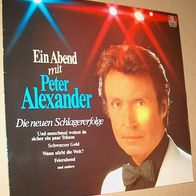 B LP PETER Alexander EIN ABEND MIT PETER Alexander Ariola Club-Edition 30067 3 Langsp