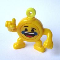 NEU: Figur Emoji Schlüsselanhänger lächelndes Gesicht / Böses Gesicht Smiley
