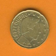 Luxemburg 20 Cent 2009