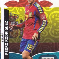Panini Trading Card Fussball EM 2012 Pedro Rodriguez aus Spanien Nr.72