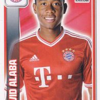 Bayern München Topps Sammelbild 2013 David Alaba Bildnummer 204