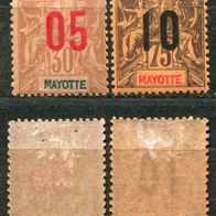 OA0004 Madagaskar, ungebraucht * , Michel 127 + 131 I, 4,80 M€, (2017)