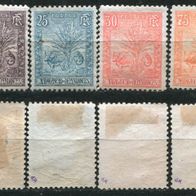 OA0001 Madagaskar, ungebraucht * , Michel 59a + 67-68 + 70. 131,30 M€, (2017)