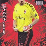 AC Mailand Panini Trading Card Champions League 2010 Christian Abbiati Nr.192