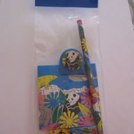 Kinder Schreibset " Panda " NEU Schule Kindergarten Spiel Set Paket Stift