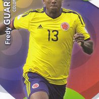 Panini Trading Card Fussball WM 2014 Fredy Guarin Nr.33 aus Kolumbien Road to 2014