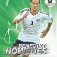 DFB Rewe Plastik Sammelkarte EM 2012 Benedikt Höwedes Nr.7/32