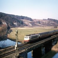 Originaldia Eisenbahn DB Ellok 103 110 Dollnstein
