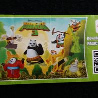 Ü - Ei Beipackzettel Kung Fu Panda 3 / Russland - FS 281